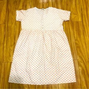 Brass & roe white embroidered flower dress